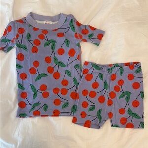 Hanna Andersson cherry SHORTS PJs